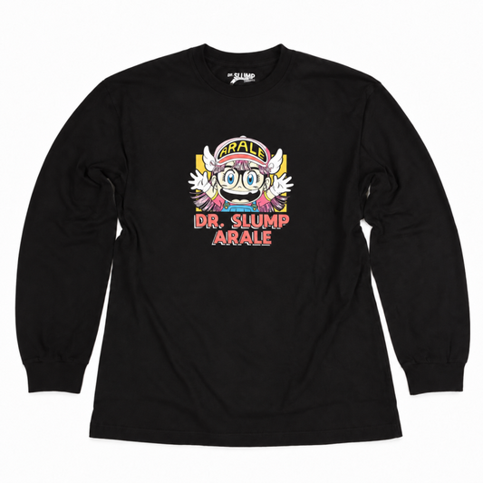 ドクタースランプ アラレちゃん Tシャツ アラレちゃん eplus1209-LS BLACK