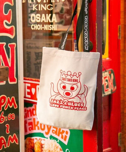 まちかど画廊 タコタコキング 刺繍トートバッグ