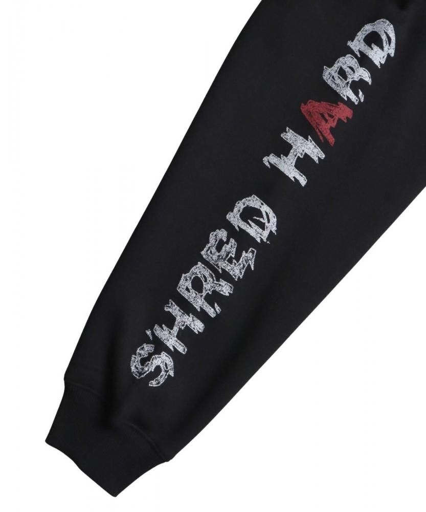 VISION STREET WEAR 裏起毛 ラクガキ総柄スウェット Black