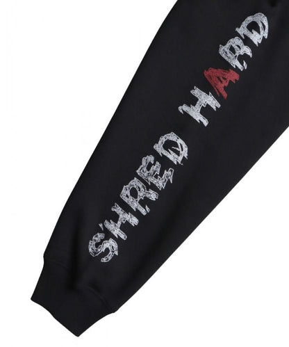VISION STREET WEAR 裏起毛 ラクガキ総柄スウェット Black