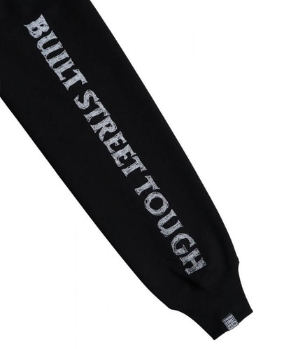 VISION STREET WEAR 裏起毛 ラクガキ総柄ジップパーカー Black