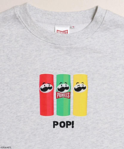 PRINGLES プリングルズ パッケージ刺繍スウェット Gray