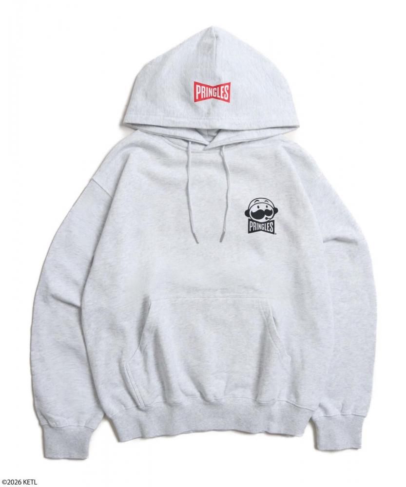 PRINGLES プリングルズ 発泡BACKプリントパーカー Gray