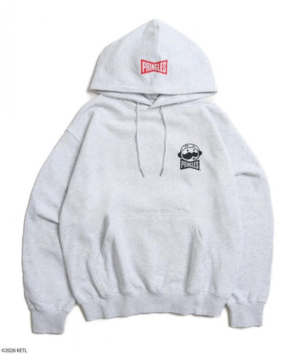 PRINGLES プリングルズ 発泡BACKプリントパーカー Gray