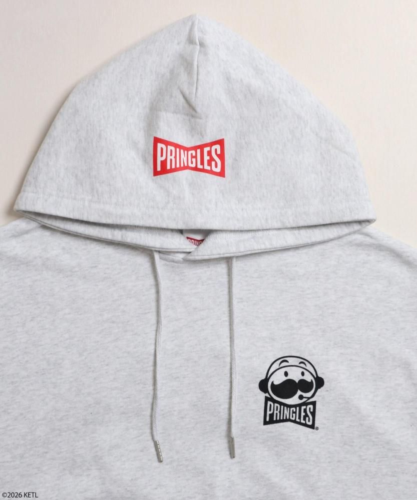 PRINGLES プリングルズ 発泡BACKプリントパーカー Gray