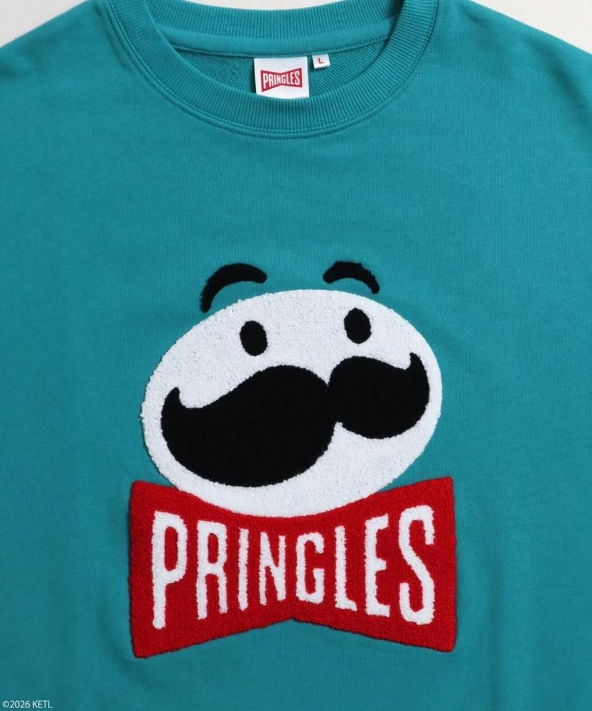 PRINGLES プリングルズ サガラ刺繍スウェット Green