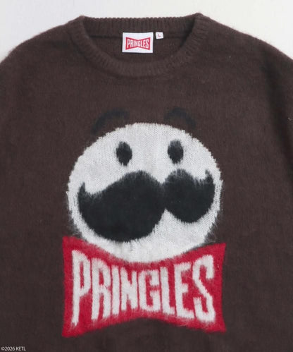 PRINGLES プリングルズ フェイスシャギーニット Brown