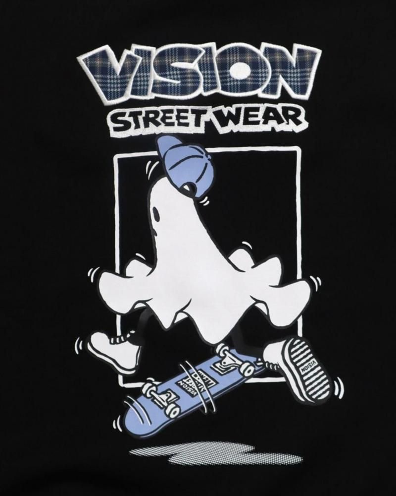 VISION STREET WEAR ゴースト ポンチトレーナー Black