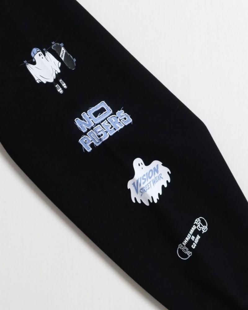 VISION STREET WEAR ゴースト ポンチトレーナー Black