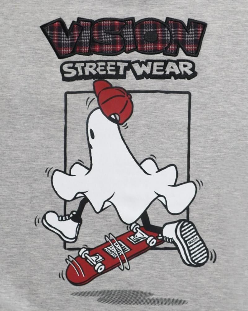 VISION STREET WEAR ゴースト ポンチトレーナー Gray