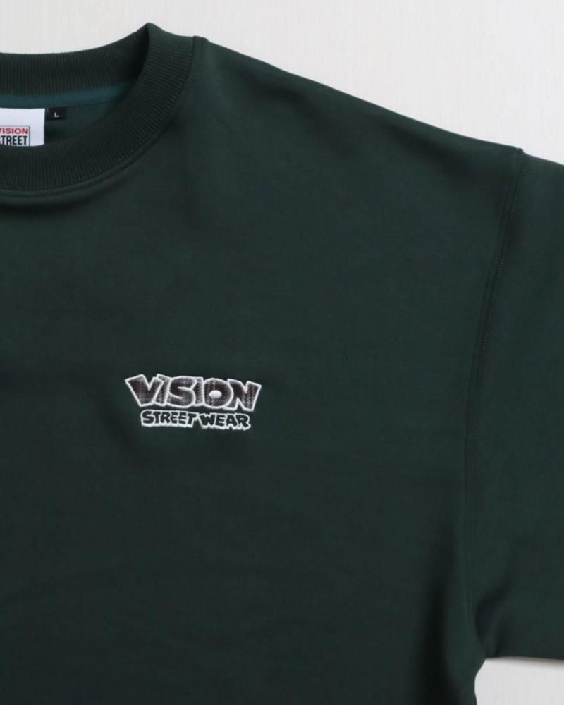 VISION STREET WEAR ゴースト ポンチトレーナー Green