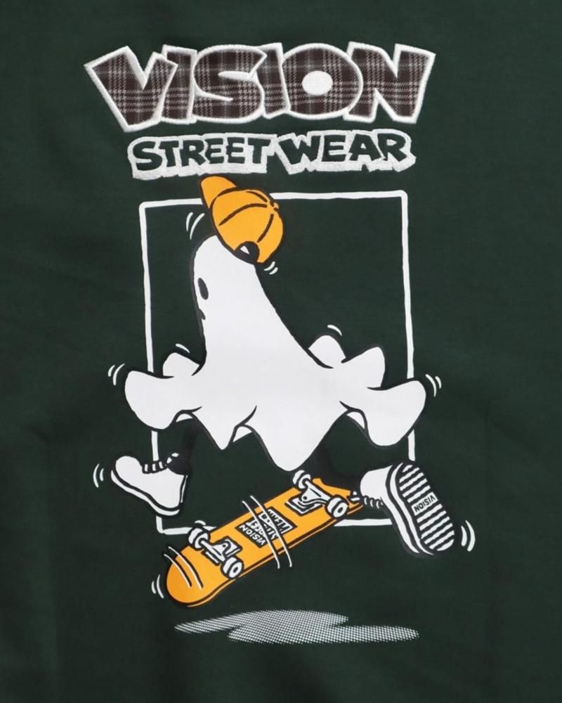 VISION STREET WEAR ゴースト ポンチトレーナー Green