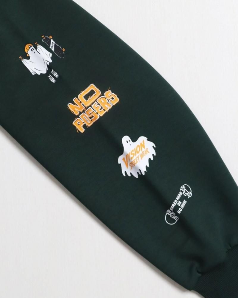 VISION STREET WEAR ゴースト ポンチトレーナー Green