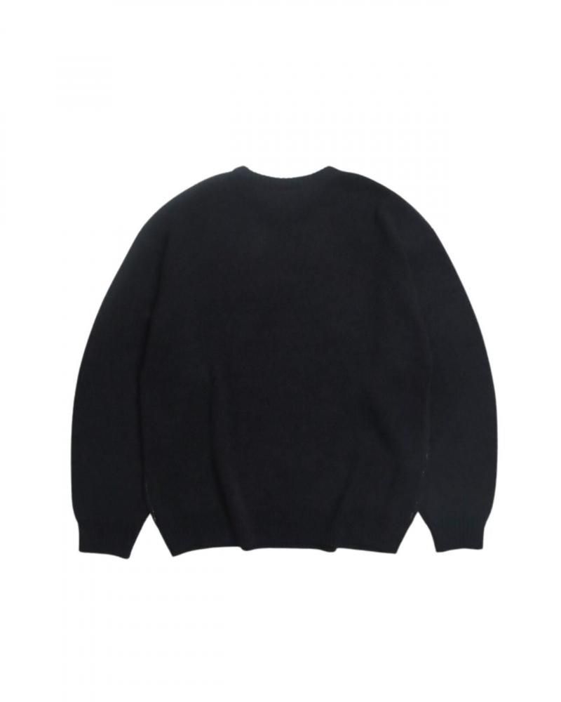 VISION STREET WEAR ゴースト ジャガードニット Black