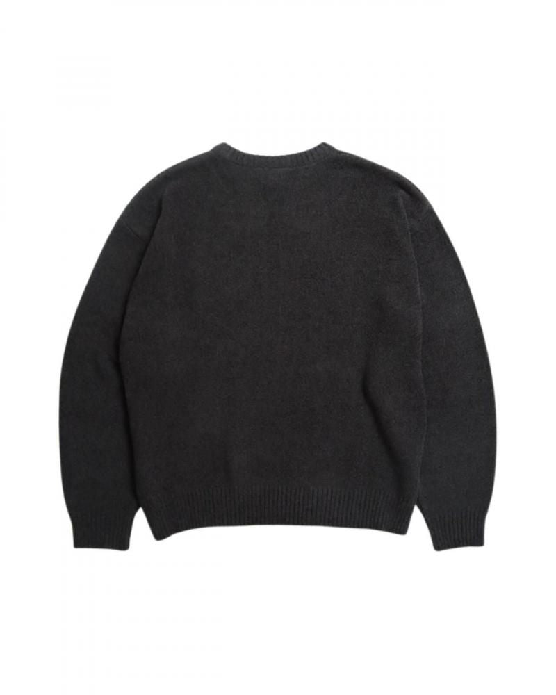 VISION STREET WEAR ゴースト ジャガードニット Charcoal
