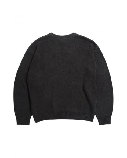 VISION STREET WEAR ゴースト ジャガードニット Charcoal