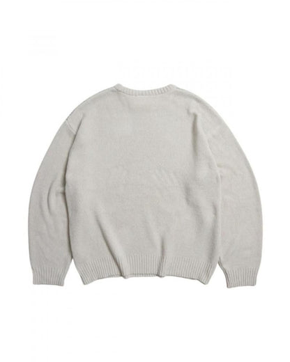 VISION STREET WEAR ゴースト ジャガードニット Ivory