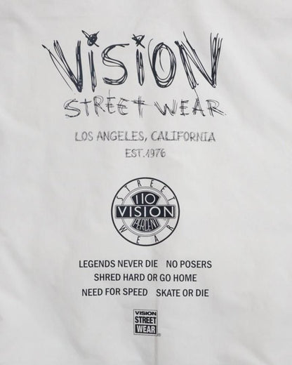 VISION STREET WEAR スタンドネック中綿ジャケット Ivory