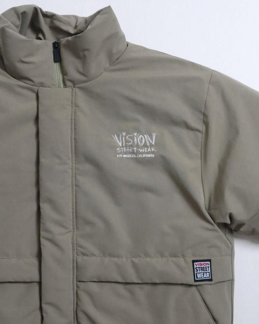 VISION STREET WEAR スタンドネック中綿ジャケット Khaki