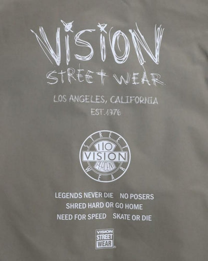VISION STREET WEAR スタンドネック中綿ジャケット Khaki