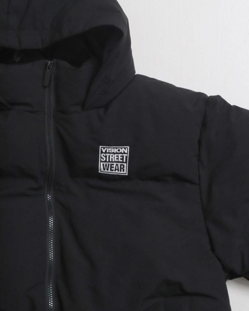 VISION STREET WEAR 2WAY パファーフーディージャケット Black