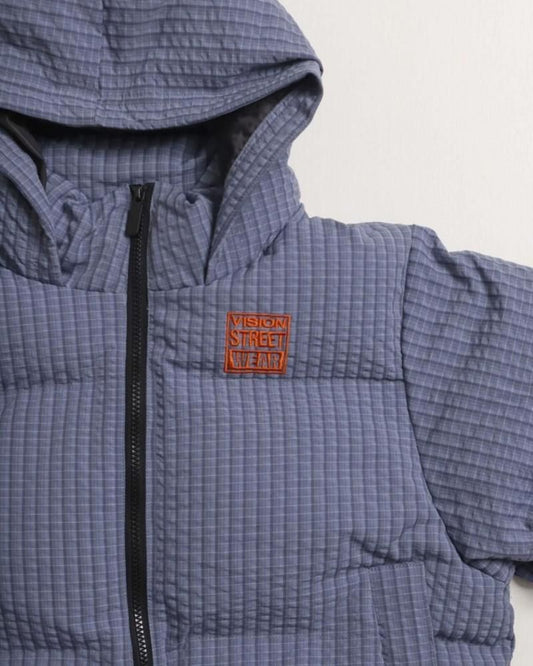 VISION STREET WEAR 2WAY パファーフーディージャケット Blue