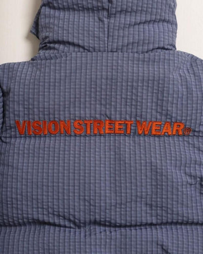 VISION STREET WEAR 2WAY パファーフーディージャケット Blue