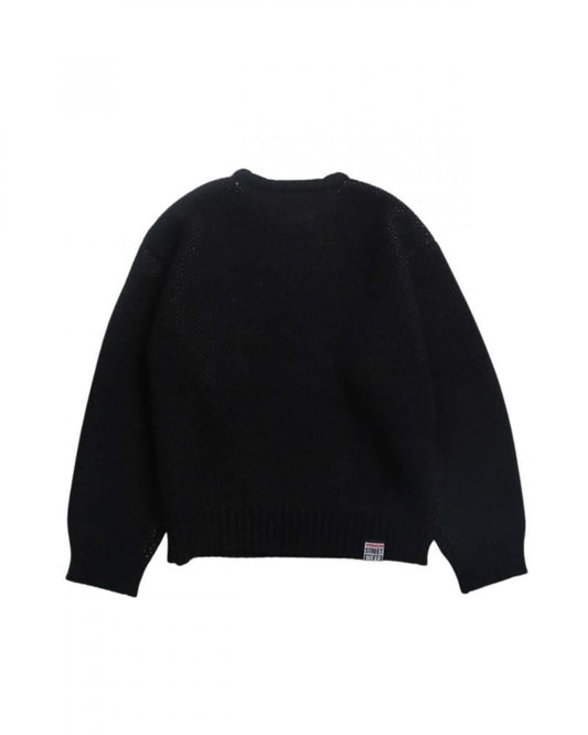 VISION STREET WEAR カーリーロゴニット Black