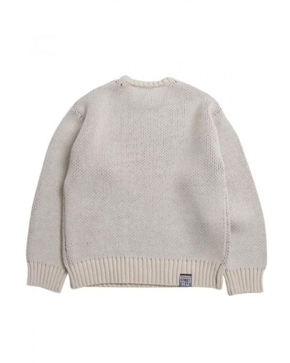 VISION STREET WEAR カーリーロゴニット Ivory