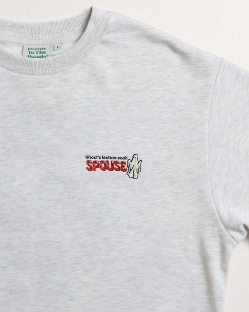 POWER TO THE PEOPLE オバケバンド刺繍スウェット Kinari