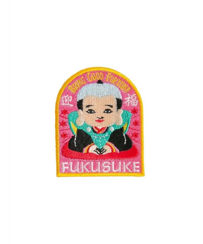 MYUUA 刺繍ステッカー FUKUSUKE 福助