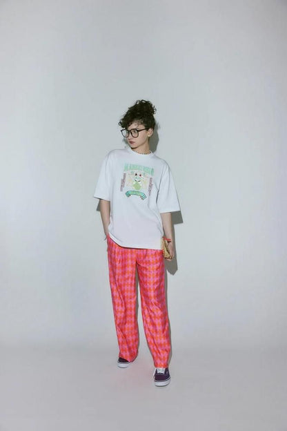 MYUUA JAPAN MANEKINECO 招き猫 刺繍Tシャツ WHITE