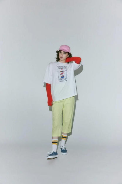 MYUUA JAPAN SUSHI 寿司 刺繍Tシャツ WHITE