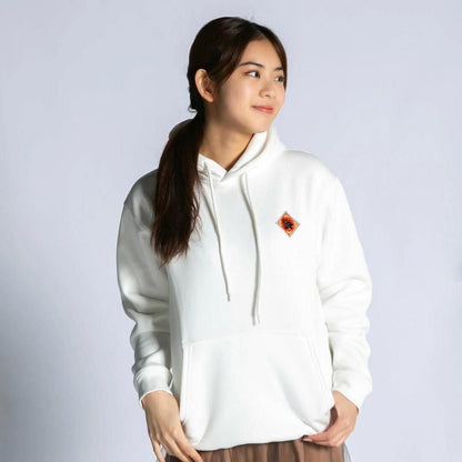 MYUUA CHINA チャイナ 刺繍フーディー WHITE