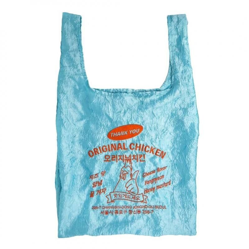 MYUUA MARKET TOTE マーケットトート 水色（韓国）
