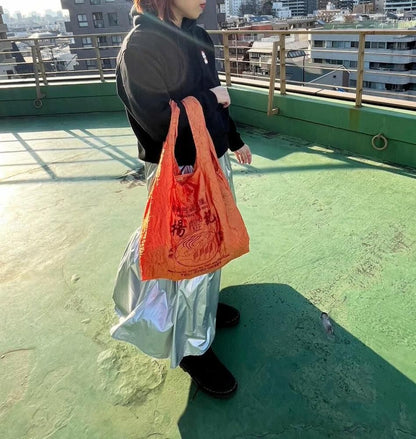 MYUUA MARKET TOTE マーケットトート 水色（韓国）