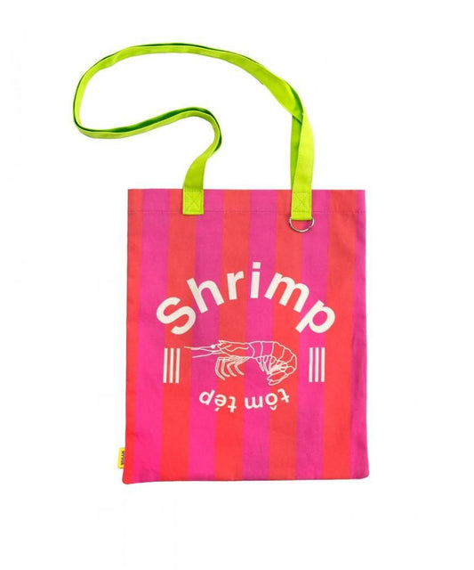 MYUUA THAILAND トートバッグ SHRIMP シュリンプ RED STRIPE
