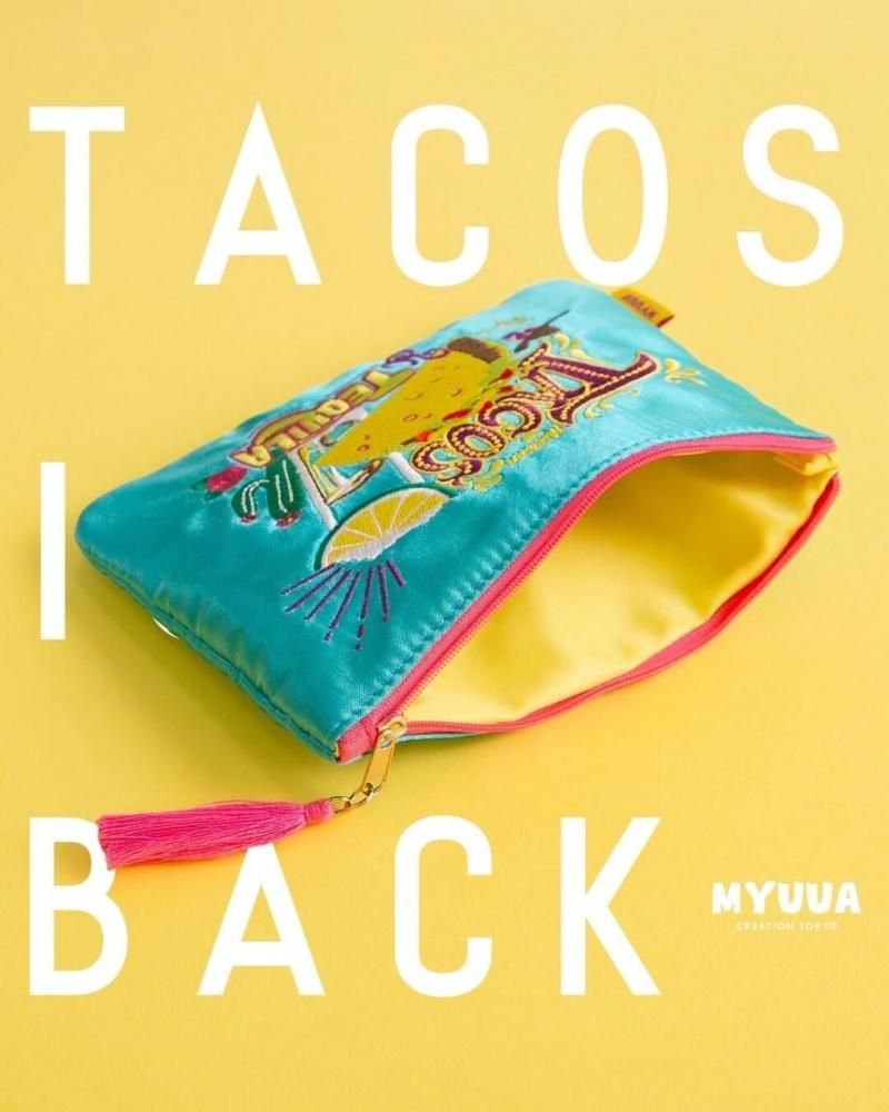 MYUUA MEXICO タコス フラットポーチ