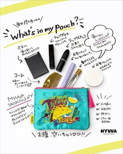 MYUUA MEXICO タコス フラットポーチ