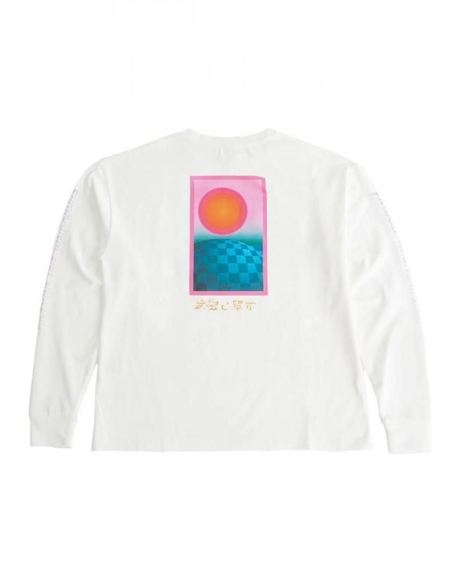 MYUUA HANAFUDA 花札 ロンT WHITE