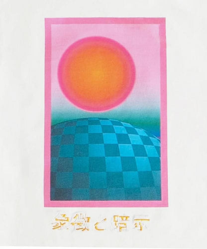 MYUUA HANAFUDA 花札 ロンT WHITE