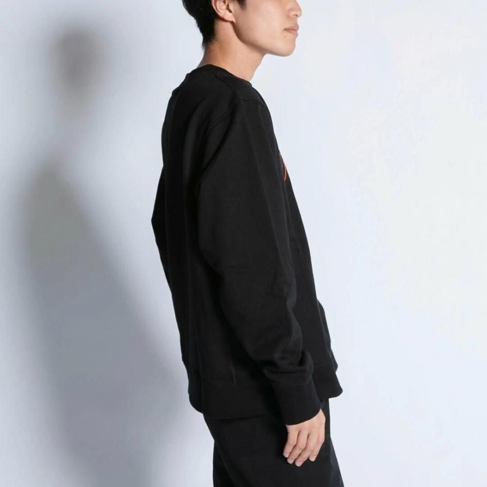 MYUUA ATAMI 熱海ビーチ 刺繍スウェット BLACK