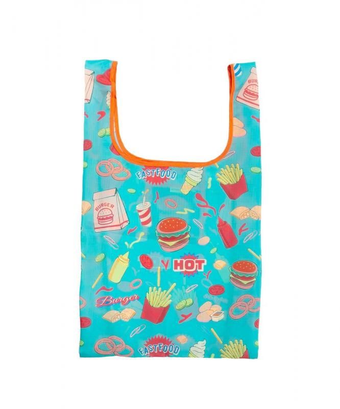 MYUUA ECOCORO エコバッグ AMERICA バーガー SMALL（スモール）