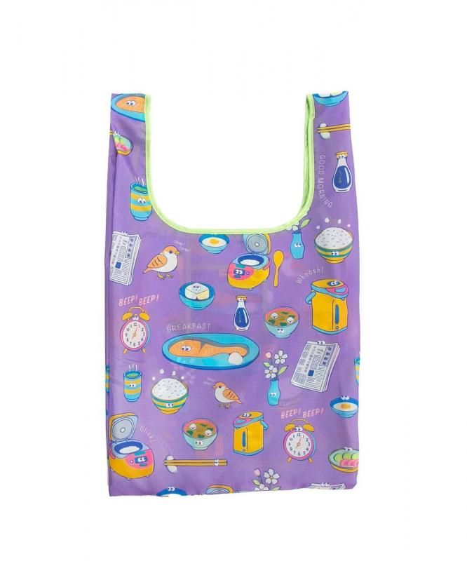 MYUUA ECOCORO エコバッグ JAPAN 鮭定食 SMALL（スモール）