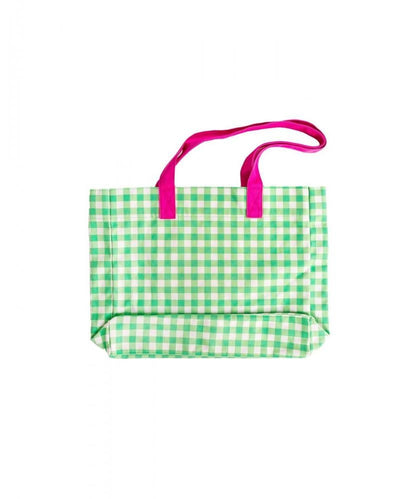 MYUUA BOX トートバッグ GREEN CHECK