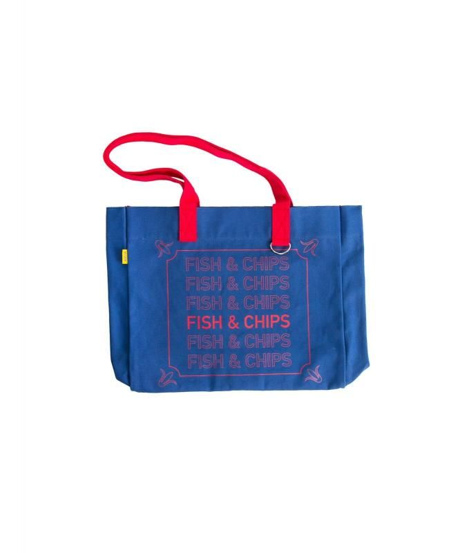 MYUUA BOX トートバッグ UK フィッシュ＆チップス