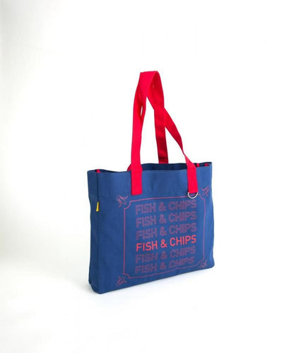 MYUUA BOX トートバッグ UK フィッシュ＆チップス