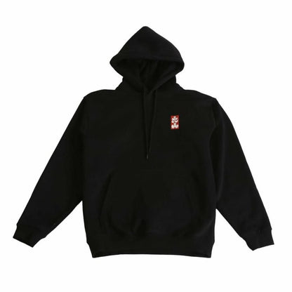 MYUUA JAPAN 熊手 刺繍フーディー BLACK