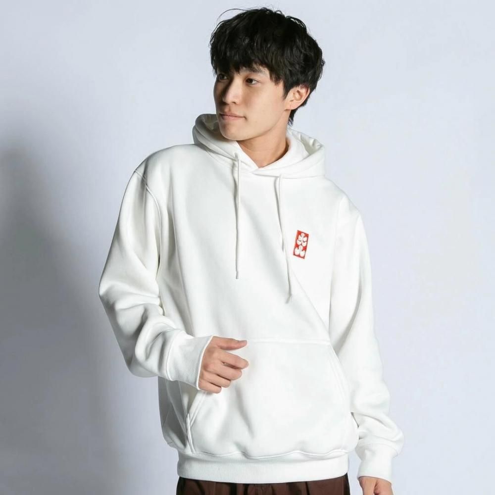 MYUUA JAPAN 熊手 刺繍フーディー WHITE
