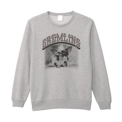 GREMLINS グレムリン プリント スウェットシャツ ロゴ GRAY WB3769